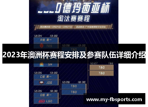 2023年澳洲杯赛程安排及参赛队伍详细介绍