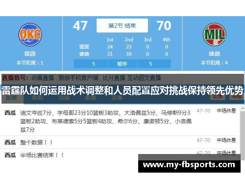 雷霆队如何运用战术调整和人员配置应对挑战保持领先优势 雷霆队如何运用战术调整和人员配置应对挑战保持领先优势